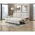 Robinson Boucle Sectional Sofa with Reversible Chaise, Pull‑out Bed, Shelves & Charging Ports