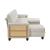 Robinson Boucle Double Chaise Sectional with Pull‑out Bed, Shelves & Charging Ports