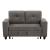 Robinson Boucle Loveseat with Pull‑out Bed, Shelves & Charging Ports