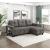 Robinson Boucle Sectional Sofa with Reversible Chaise, Pull‑out Bed, Shelves & Charging Ports