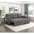 Robinson Boucle Sectional Sofa with Reversible Chaise, Pull‑out Bed, Shelves & Charging Ports