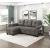 Robinson Boucle Sectional Sofa with Reversible Chaise, Pull‑out Bed, Shelves & Charging Ports
