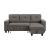 Robinson Boucle Sectional Sofa with Reversible Chaise, Pull‑out Bed, Shelves & Charging Ports