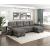 Robinson Boucle Double Chaise Sectional with Pull‑out Bed, Shelves & Charging Ports