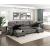 Robinson Boucle Double Chaise Sectional with Pull‑out Bed, Shelves & Charging Ports