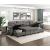 Robinson Boucle Double Chaise Sectional with Pull‑out Bed, Shelves & Charging Ports