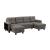 Robinson Boucle Double Chaise Sectional with Pull‑out Bed, Shelves & Charging Ports