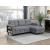 Robinson Boucle Sectional Sofa with Reversible Chaise, Pull‑out Bed, Shelves & Charging Ports