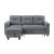 Robinson Boucle Sectional Sofa with Reversible Chaise, Pull‑out Bed, Shelves & Charging Ports