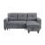 Robinson Boucle Sectional Sofa with Reversible Chaise, Pull‑out Bed, Shelves & Charging Ports