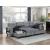 Robinson Boucle Double Chaise Sectional with Pull‑out Bed, Shelves & Charging Ports