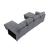 Robinson Boucle Double Chaise Sectional with Pull‑out Bed, Shelves & Charging Ports