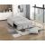 Desmond Polyester Convertible Armless 2‑Seater with Pull‑out Bed & Charging Ports