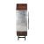 Brancaster Top Grain Leather/Aluminum Wine Cooler Cabinet