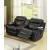 Marille Leatherette Double Glider Reclining Loveseat