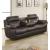 Marille Leatherette Double Reclining Sofa