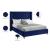 Barolo Velvet Full Size Bed