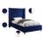 Barolo Velvet Twin Size Bed