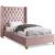 Barolo Velvet Twin Size Bed