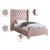 Barolo Velvet Twin Size Bed