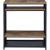 Winam Wood/Metal Rectangular Coffee Table Set