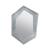 Nysa 97570 Mirrored/Faux Crystals Wall Mirror