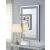 Noralie 97573 Mirrored/Faux Diamonds Wall Mirror