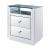 Nysa 97575 Mirrored/Faux Crystals Accent Table