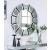 Nowles 97610 Mirrored/Faux Stones Wall Mirror