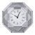 Maita 97613 Mirrored/Faux Crystals Wall Clock
