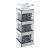 Noralie 97619 Mirrored/Faux Diamonds Accent Candleholder