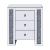 Noralie 97640 Mirrored/Faux Diamonds Accent Table/Nightstand