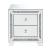 Noralie 97647 Mirrored/Faux Diamonds Accent Table/Nightstand