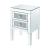 Nowles 97651 Mirrored/Faux Stones Accent Table