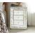 Mallika 97653 Mirrored/Faux Crystals Accent Table/Nightstand