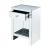 Noralie 97654 Mirrored/Faux Diamonds Accent Table/Nightstand