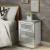 Lavina 97660 Mirrored/Faux Diamonds Accent Table/Nightstand