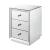 Nyoka 97675 Mirrored Accent Table/Nightstand