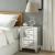 Nasa 97676 Mirrored/Pearl Accent Table/Nightstand