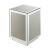Lavina 97686 Mirrored/Faux Diamonds Accent Table