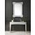Nowles 84678 Mirrored/Faux Stones Console Table