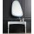 Noralie 97708 Mirrored/Faux Diamonds Wall Mirror w/LED Light