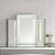 Nysa 97732 Mirrored/Faux Crystals Tri-fold Mirror w/ LED Light