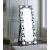 Noralie 97756 Mirrored/Faux Diamonds Accent Floor Mirror