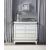 Lotus 97811 Mirrored/Faux Crystals Cabinet/Console Table