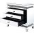 Lotus 97811 Mirrored/Faux Crystals Cabinet/Console Table