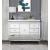 Lotus 97813 Mirrored/Faux Crystals Cabinet/Console Table