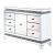 Lotus 97813 Mirrored/Faux Crystals Cabinet/Console Table