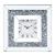 Noralie 97817 Mirrored/Faux Diamonds Accent Clock