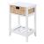 Chinu Wood/Ratten Accent Table/Nightstand